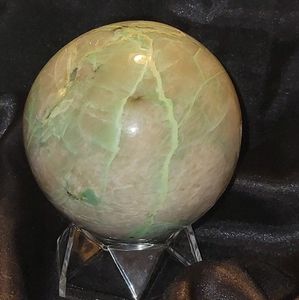 Garnierite/ Green opal sphere